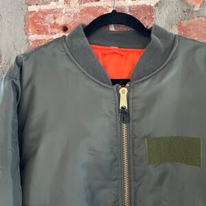 Rothco MA-1 Flight Military Bomber Jacket with Patches XL 25x26